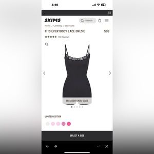 Skims onesie